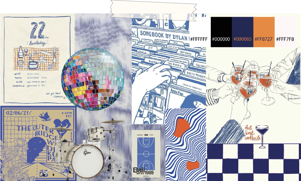 Moodboard Radar Backstage